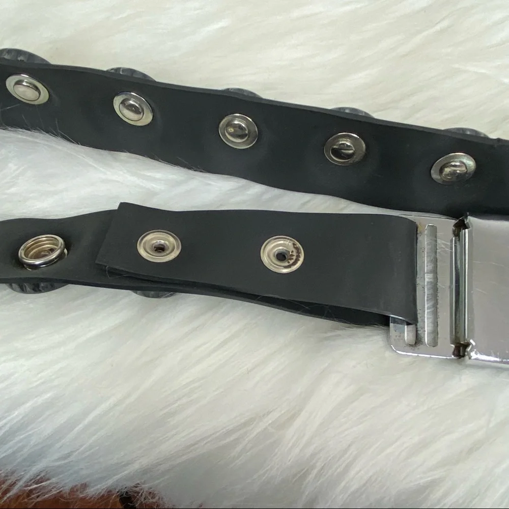 Seatbelt Belt with Bottle Cap Signs